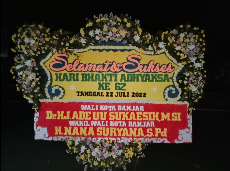 Karangan Bunga di Ciamis