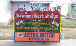 Karangan Bunga di Luwu Timur
