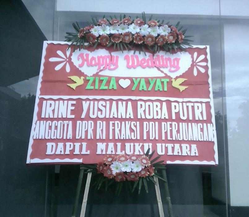 Papan Bunga Marriage Mbay Berkualitas