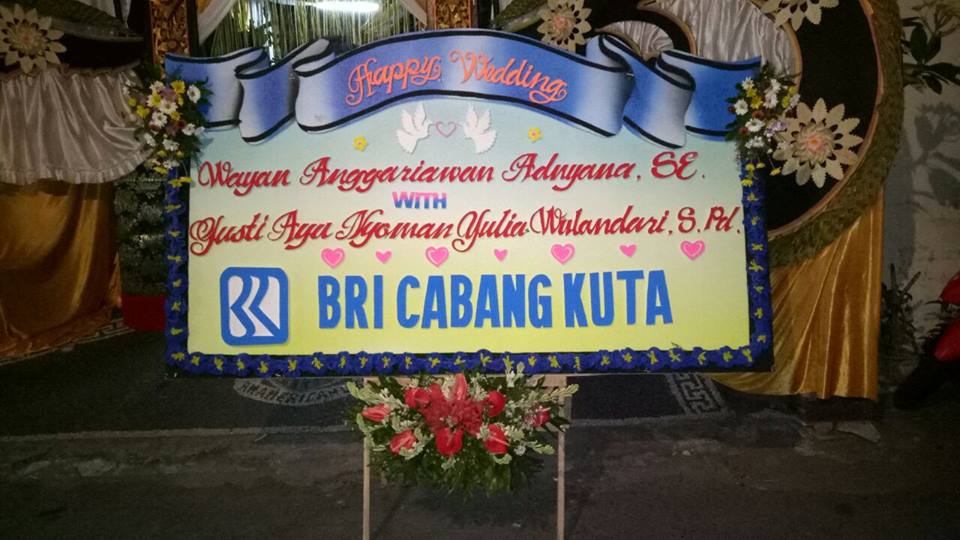 Papan Bunga Wedding Ternate Termurah