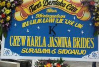 Karangan Bunga di Luwu Utara