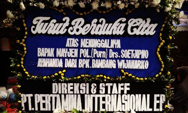 Bunga Papan Duka Cita di  Ungaran 