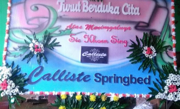 Bunga Papan Duka Cita di  Tamiang Layang 