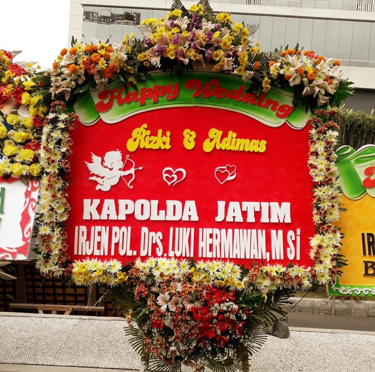 Jual Papan Bunga Pernikahan kota Bandar Lampung