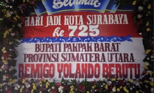 Papan Karangan Bunga Ucapan Hari Ulang Tahun Buton Utara