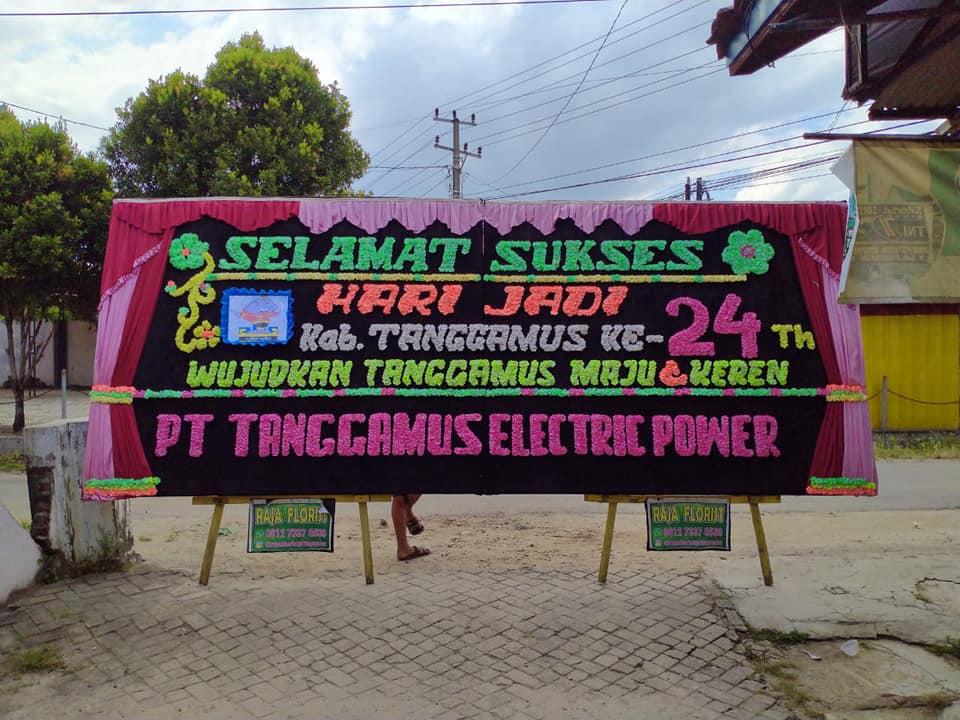 Papan Bunga  Hari Jadi Tegal