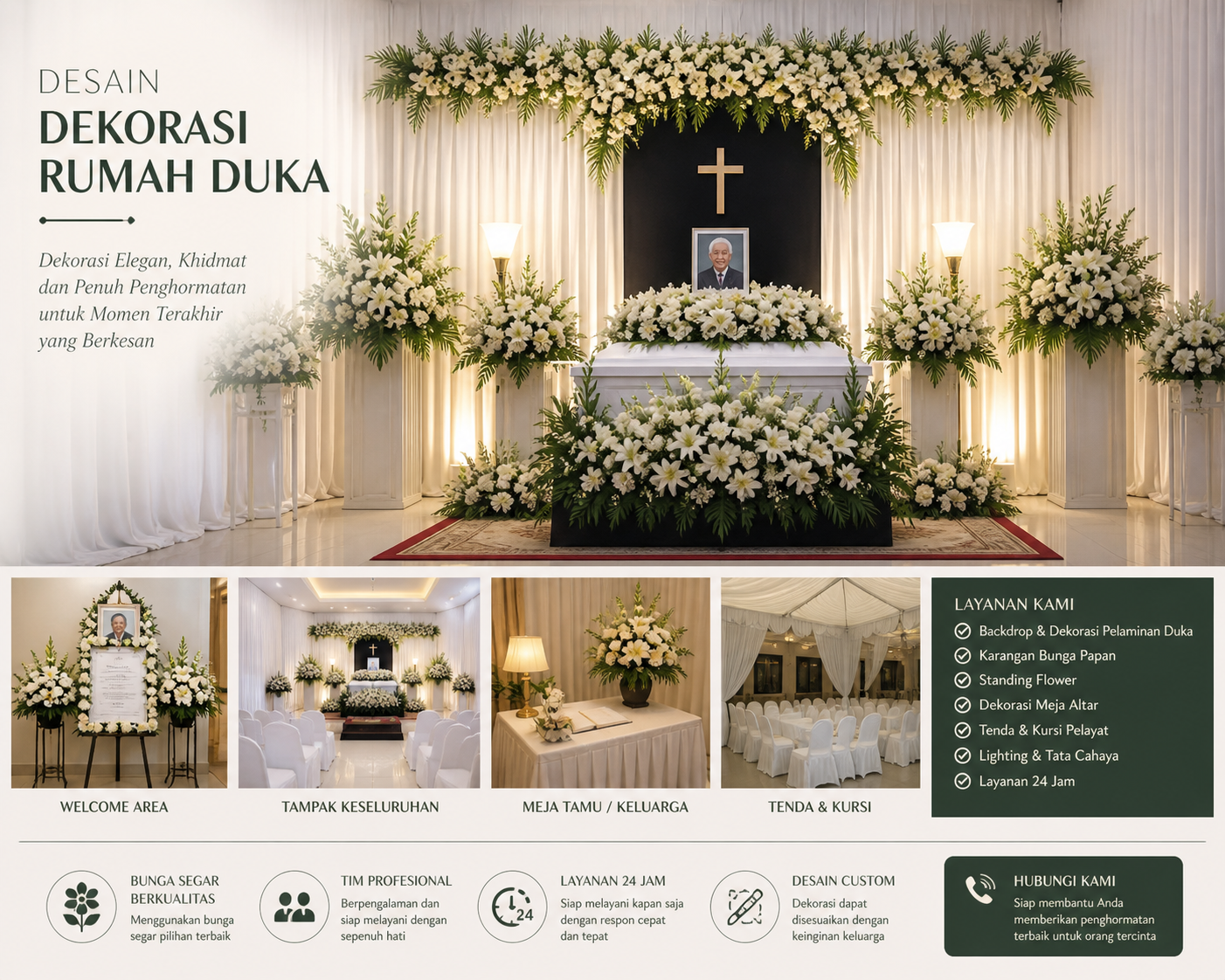 Jasa Dekorasi Rumah Duka  Blitar 