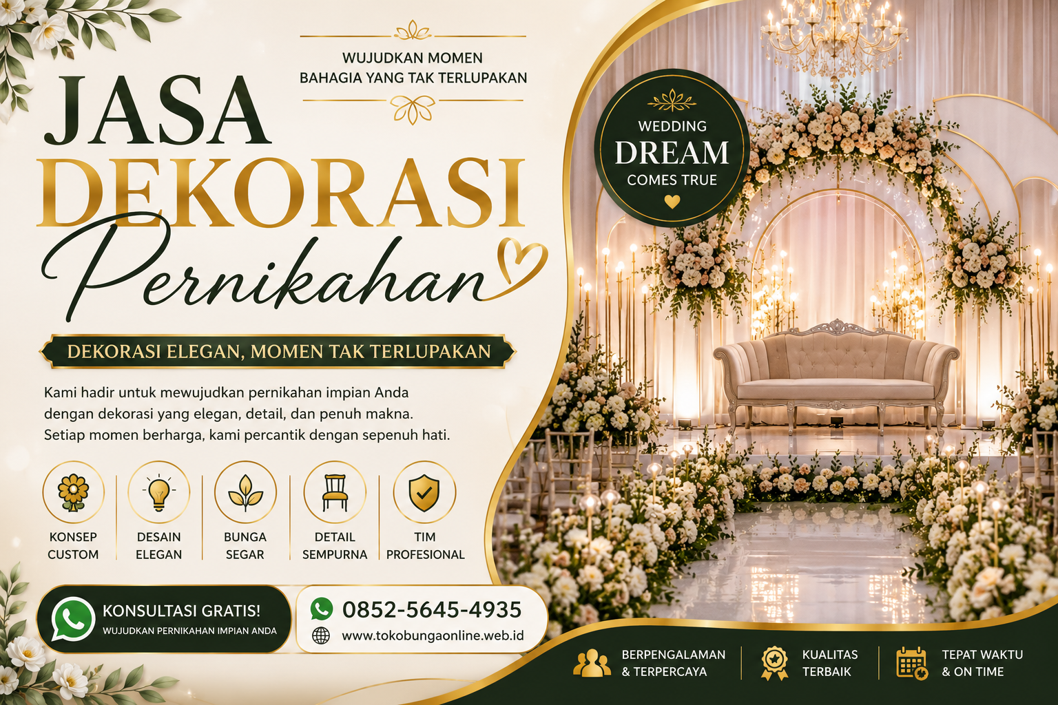 Layanan Dekor Wedding di Putussibau 