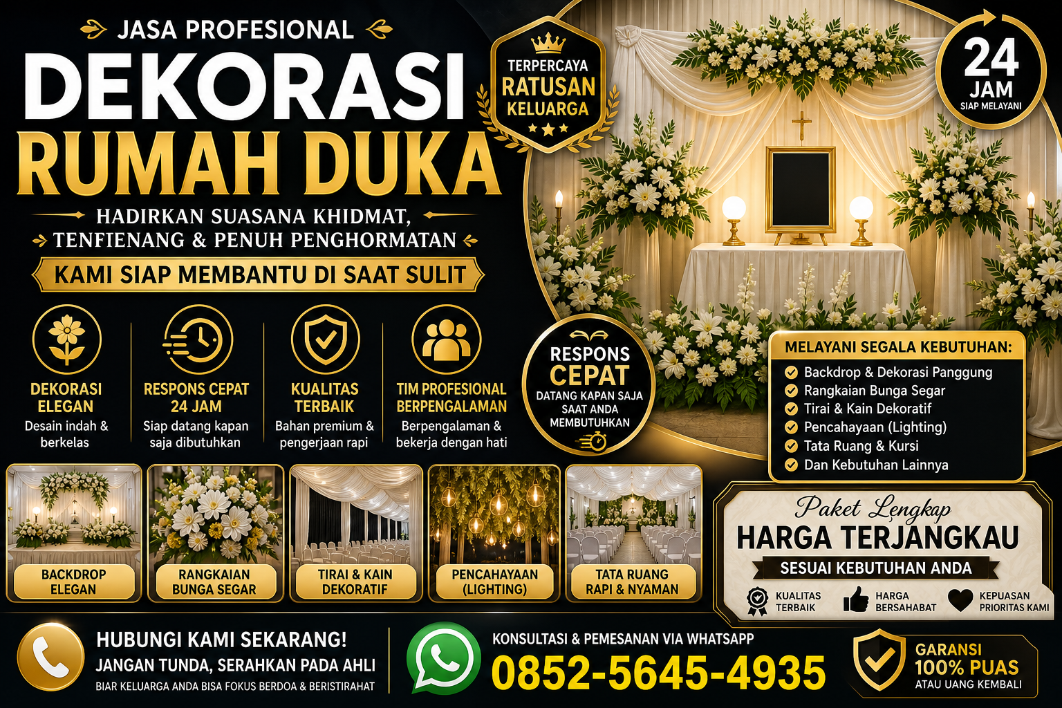 Jasa Dekorasi Rumah Duka  Grobogan 