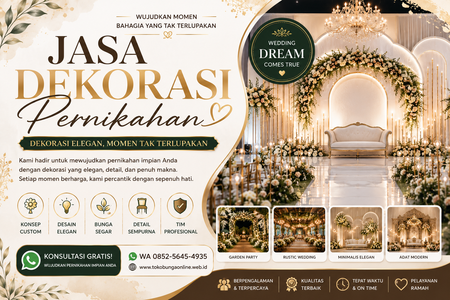 Layanan Dekor Wedding di Cilacap 