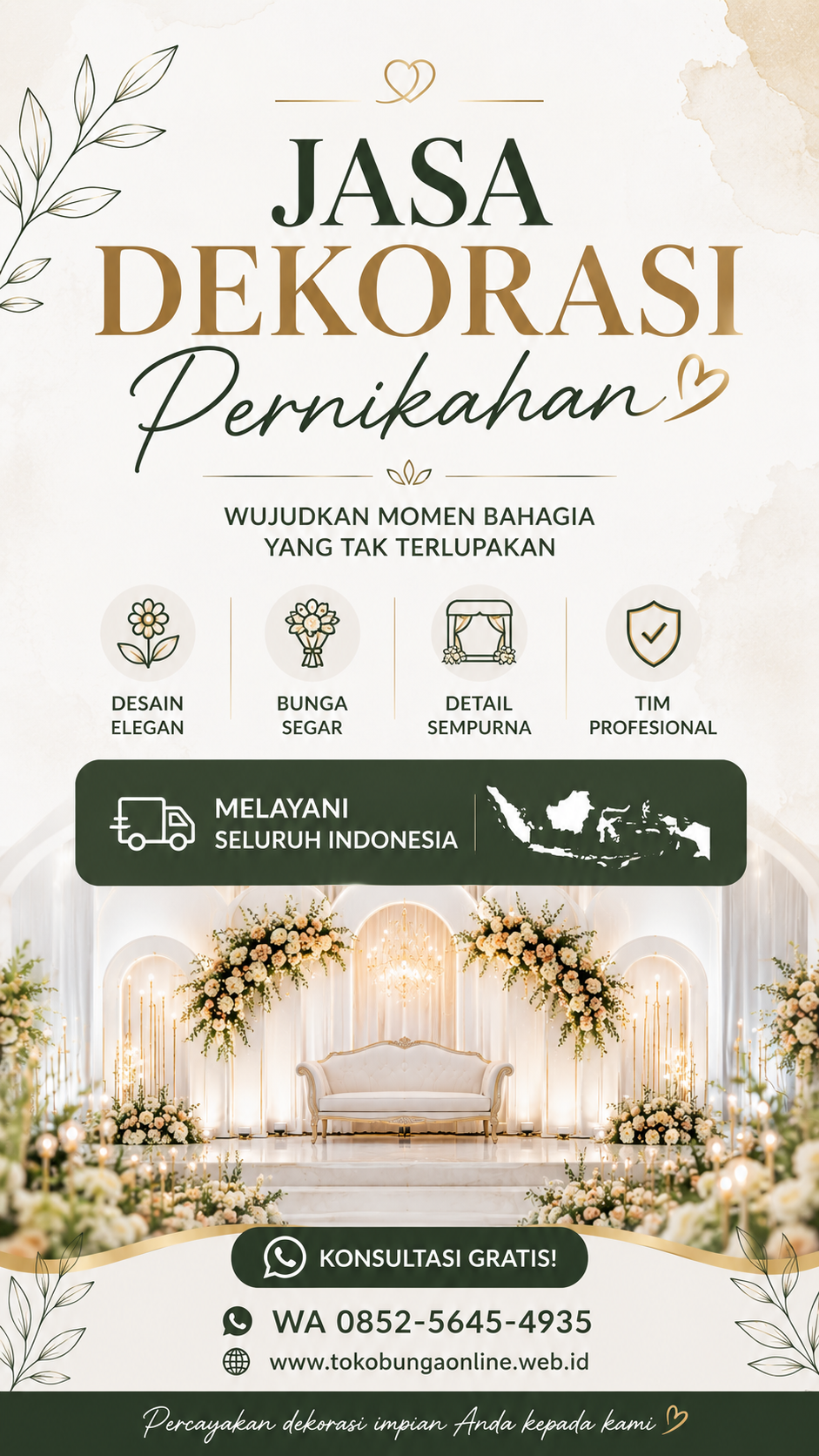 Layanan Dekor Wedding  Lumajang 